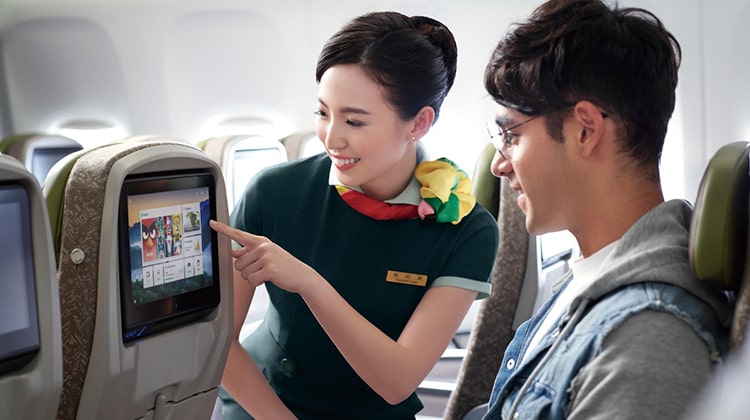 Hạng ghế của hãng EVA Air