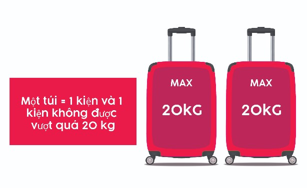 Quy định hành lý của hãng  Air Asia