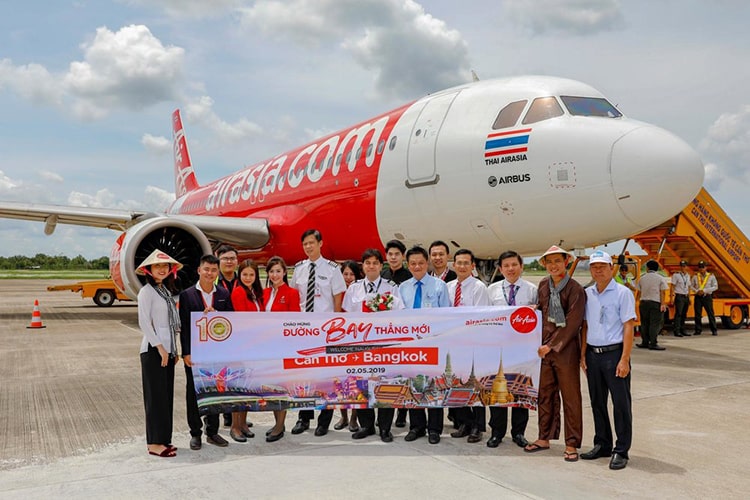 Đường bay và giá vé hãng hàng không Air Asia