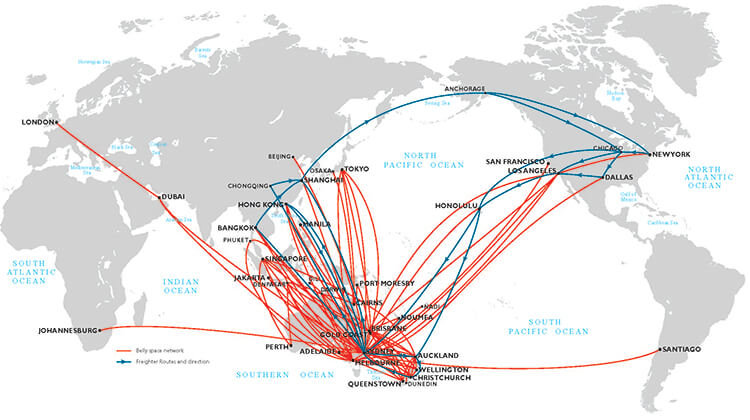 Đường bay hãng Qantas Airways