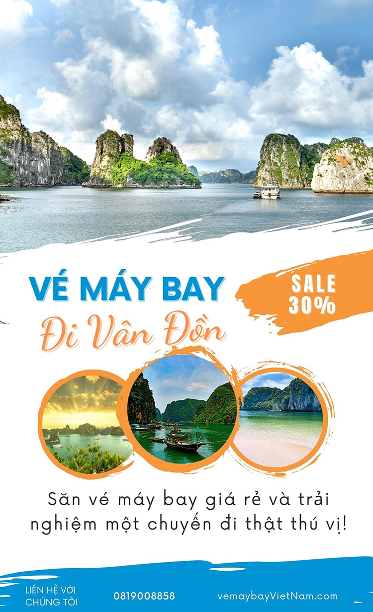 Vé máy bay đi Vân Đồn