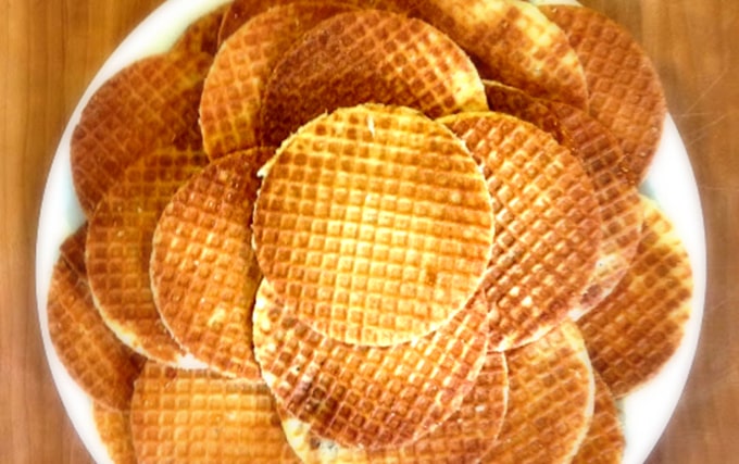 Ẩm thực Amsterdam Stroopwafel