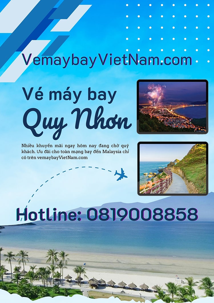 Hướng dẫn đặt vé máy bay đi Quy Nhơn