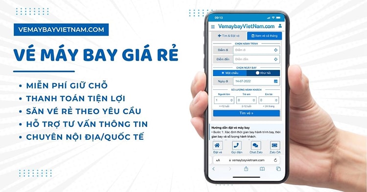 Đặt vé đi Thanh Hóa