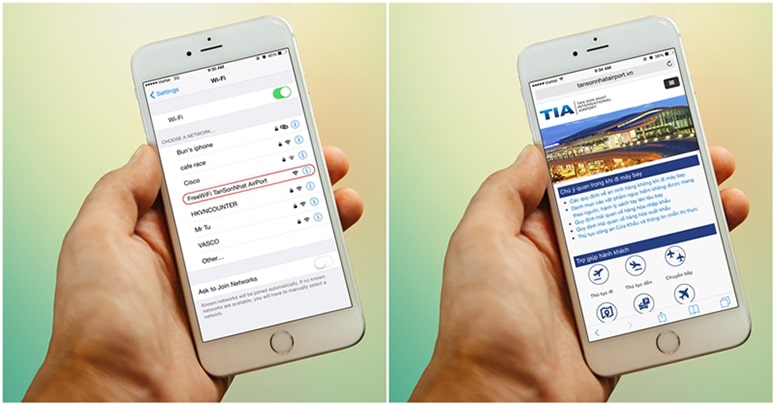 Wifi Sân bay Tân Sơn Nhất